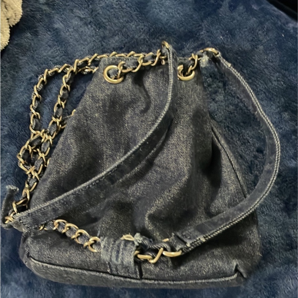 ZARA Mini Denim Backpack
